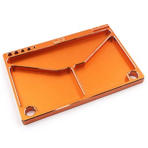 하비몬[단종] [YA-0571OR] (파트 트레이) Aluminum Parts Tray 14.5 x 9.5 x 0.9cm Orange[상품코드]YEAH RACING