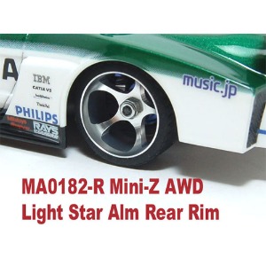 하비몬[#MA0182R20] MA010 Light Star Alm Rear Rim +2.0 (1 pair)[상품코드]PN RACING