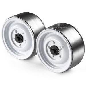 하비몬[#GRC/GAX0130CW] [2개입] 1.9&quot; Metal Classic Beadlock Wheels #Series I (White)[상품코드]GRC