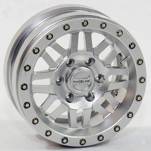 하비몬[#PB/PBW15RYAA] [4개입] 1.55 RACELINE Scale Ryno Aluminum Beadlock Wheels (Silver)[상품코드]PIT BULL XTREME RC