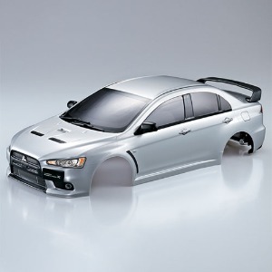 하비몬[#KB48134] 1/10 Mitsubishi Lancer Evolution X Body Finished (Silver｜킬러바디 완제품)[상품코드]KILLERBODY