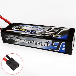 하비몬11.1V 5200mAh 60-120C 3S Hard Case Lipo Battery (TRX잭) - Slim Type (크기는 2셀, 전압은 3셀)[상품코드]RC9