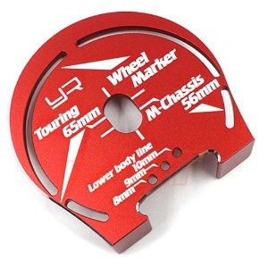 하비몬[#YT-0203RD] Aluminum Wheel Well Marker for 1:10 Touring M-Chassis (Red)[상품코드]YEAH RACING
