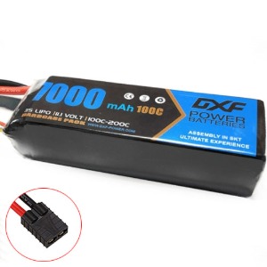 하비몬11.1V 7000mAh 100C 3S Soft Case Lipo Battery (TRX잭｜소프트케이스) (크기 134 x 43 x 34mm)[상품코드]DXF