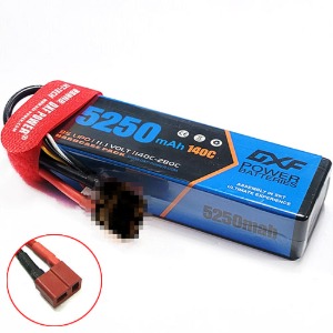 하비몬11.1V 5250mAh 140C 3S Hard Case Lipo Battery (딘스잭) (2셀 크기 3셀)[상품코드]DXF