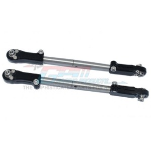 하비몬[#MAKX162S-BK] Aluminum+Stainless Steel Adjustable Front Steering Tie Rod (for 1/5 Kraton 8S)[상품코드]GPM