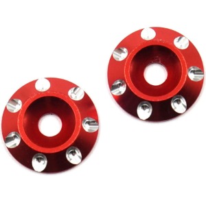 하비몬[#SDY-0235RD] [2개] Aluminum Wing Buttons (Red)[상품코드]SLIDELOGY