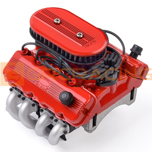 하비몬[#GRC/G164AR] F76 SOHC V8 Scale Engine Kit (Red) (for TRX-4)[상품코드]GRC