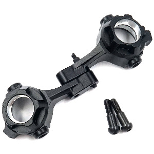 하비몬[#TACC-023BK] Aluminum Steering Knuckle for Tamiya CC-02 (Black)[상품코드]YEAH RACING