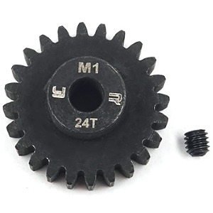 하비몬[#MG-10014] 24T HD Steel Mod1 Motor Gear Pinion w/5mm Bore[상품코드]YEAH RACING