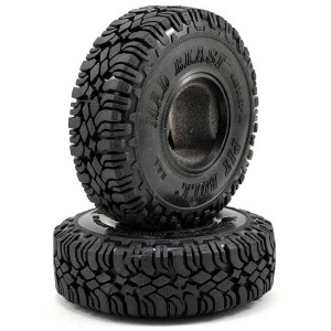 하비몬[#PB9007NK] [2개입] Mad Beast 1.9&quot; Scaler Crawler Tires w/Stage Foams (크기 118 x 38.6mm)[상품코드]PIT BULL XTREME RC
