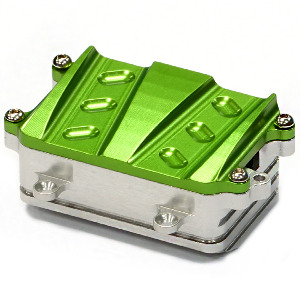 하비몬[#C24729GREEN**] [크기 60 x 42 x 높이 26mm] Billet Machined Alloy Receiver / Radio Box for Axial 1/10 SCX-10[상품코드]INTEGY