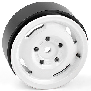 하비몬[#VVV-C1164] (1개입｜육각 허브｜스페어 타이어용) Apio 1.55&quot; Single Beadlock Wheel (White)[상품코드]CCHAND