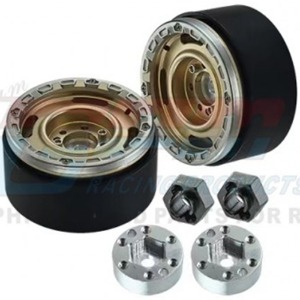 하비몬[#TRX4MZSP1152-CH] [2개입] Aluminum 1.33 Inch Beadlock Wheel Rims Set (4 Poles) (트랙사스 TRX-4M)[상품코드]GPM