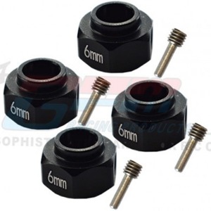 하비몬[#TRX4010/6MM-BK] TRX-4 Aluminum Hex Adapters 6mm Thick[상품코드]GPM