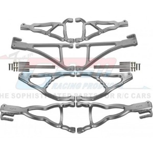 하비몬[#ER4567-S] Aluminium Front+Rear Upper &amp; Lower Suspension Arm (Silver) (for Summit, Revo3.3, E-Revo(-2017))[상품코드]GPM