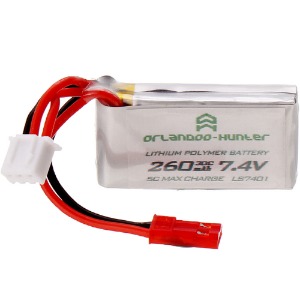 하비몬[#LS7401] 7.4V 260mAh 2S Li-Po Battery (for Orlandoo OH35P01 Kit) (크기 38 x 20 x 10mm)[상품코드]ORLANDOO HUNTER