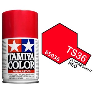 하비몬[TA85036] TS-36 Fluorescent Red (타미야 스프레이 TS36)[상품코드]TAMIYA