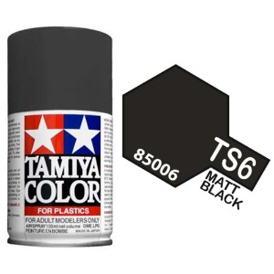 하비몬[TA85006] TS-6 Matt Black (타미야 스프레이 TS6)[상품코드]TAMIYA