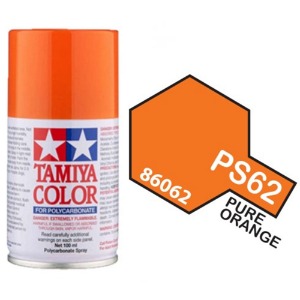 하비몬[#TA86062] PS-62 Pure Orange (타미야 캔 스프레이 도료 PS62)[상품코드]TAMIYA
