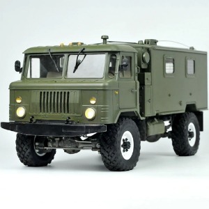 하비몬[#90100039] [미조립품] 1/12 GC4M 4x4 Command Post Vehicle (CPV) Military Truck Kit - GAZ-66 w/Kung body : Soviet and later Russian Army (크로스알씨 군용 트럭)[상품코드]CROSS-RC