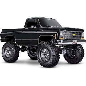 하비몬[**#CB92056-4-BLK] (완제품 + 조종기) 1/10 TRX-4 High Trail Edition Crawler w/&#039;79 Chevy K10 Truck Body (Black) w/TQi 2.4GHz Radio[상품코드]TRAXXAS