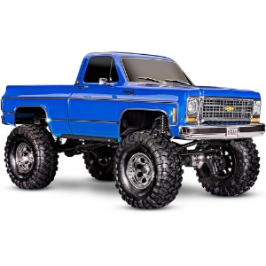 하비몬[**#CB92056-4-BLUE] (완제품 + 조종기) 1/10 TRX-4 High Trail Edition Crawler w/&#039;79 Chevy K10 Truck Body (Blue) w/TQi 2.4GHz Radio[상품코드]TRAXXAS