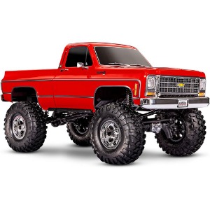 하비몬[**#CB92056-4-RED] (완제품 + 조종기) 1/10 TRX-4 High Trail Edition Crawler w/&#039;79 Chevy K10 Truck Body (Red) w/TQi 2.4GHz Radio[상품코드]TRAXXAS