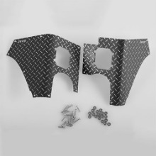 하비몬[#VVV-C0063] Rear Diamond Plates Corner Set for Tamiya Jeep Wrangler (CC-01) (Black)[상품코드]CCHAND