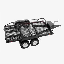 하비몬[#Z-H0003] [트레일러｜적재함: 40 x 21cm] 1/10 BigDog Dual Axle Scale Car/Truck Trailer[상품코드]RC4WD